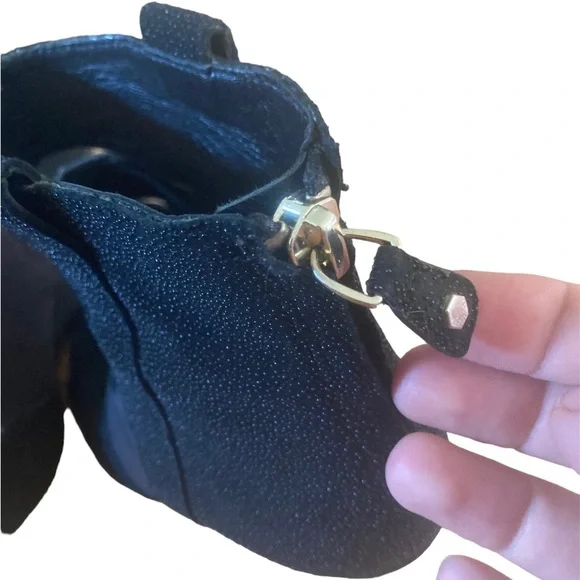 Rebecca Minkoff Wedge Peep Toe Booties - Picture 7 of 7